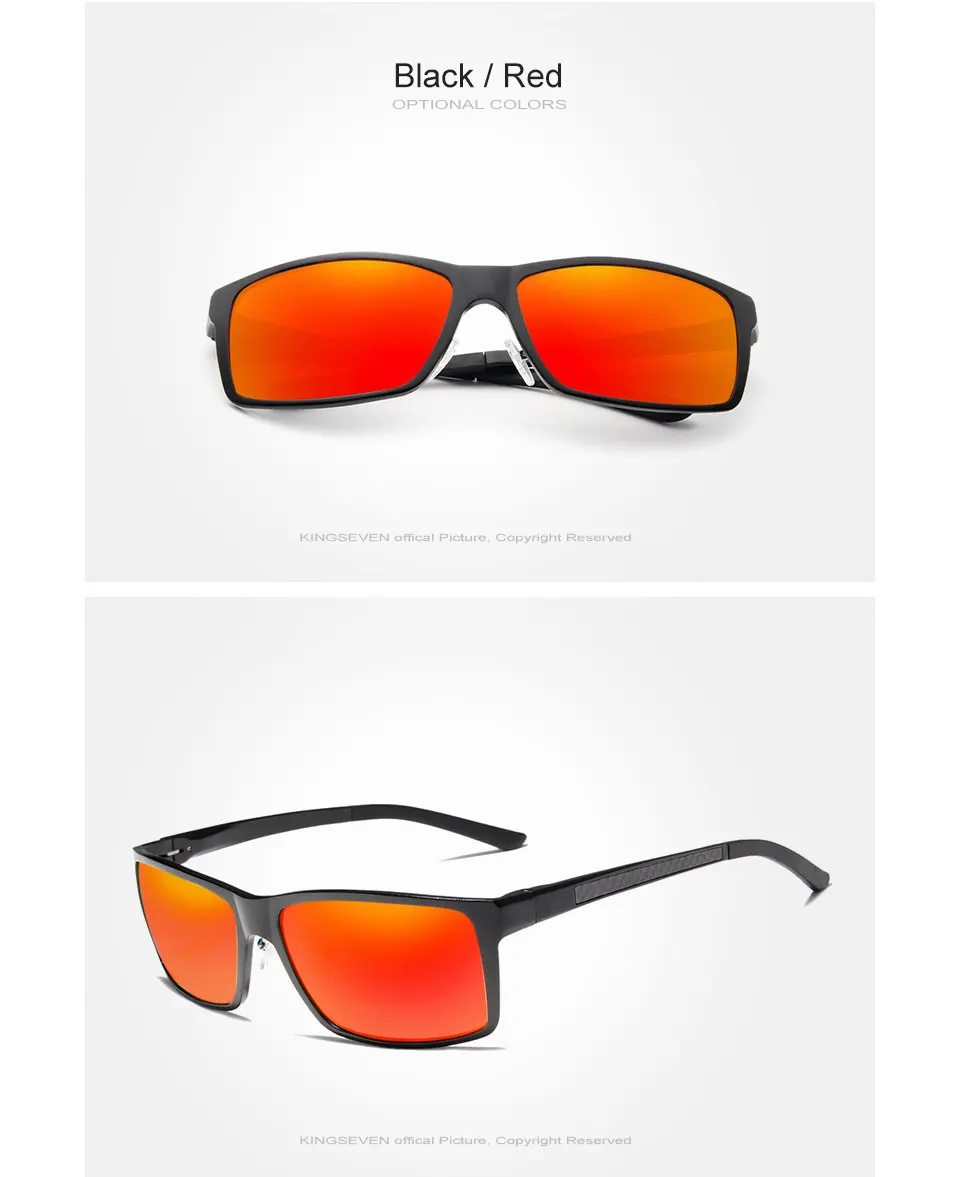 Kings even brand design mode aluminium magnesium sonnenbrille männer polarisierte fahr brillen für männer uv400 oculos n7021 – Detail 9