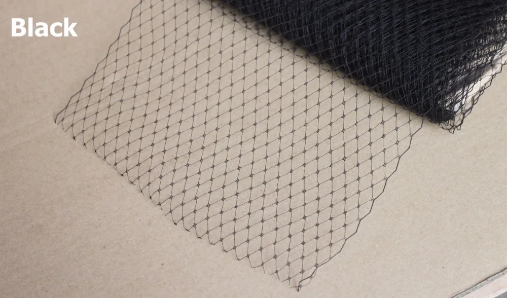 [IuBuFiGo] Birdcage Veiling Netting for Women, Fabric, Fascinator, Headpiece, Headpiece, 10 Yards per Lot, 9 