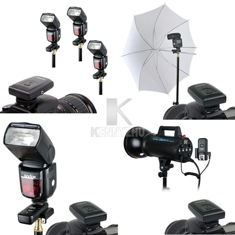 Godox CT-16 Transmitter + Receiver Kit 16 Channels Wireless Studio Strobe Flash Trigger for Camera Canon Nikon Olympus Pentax