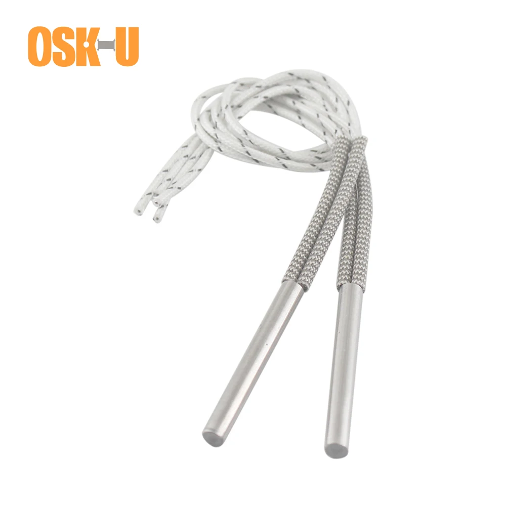 2 шт., электрический картридж, нагревательный элемент, диаметр трубки 10 мм, сопротивление из нержавеющей стали, односторонняя нагревательная труба для вулканизатора 2 шт., электрический картридж, нагревательный элемент, диаметр трубки 10 мм, сопротивление из нержавеющей стали, односторонняя нагревательная труба для вулканизатора