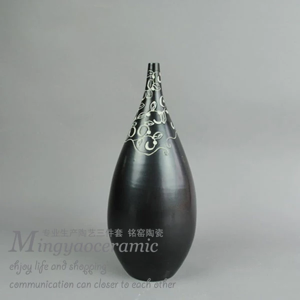 Supply of home decorations ceramic art vase three-piece suit modern crafts specialties 8145 #