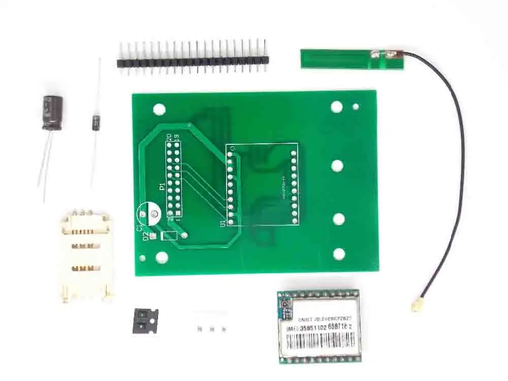 DIY KIT SIM900 module GSM GPRS 900 1800 MHz Short Message Service SMS module neoway m590 remote sensing alarm