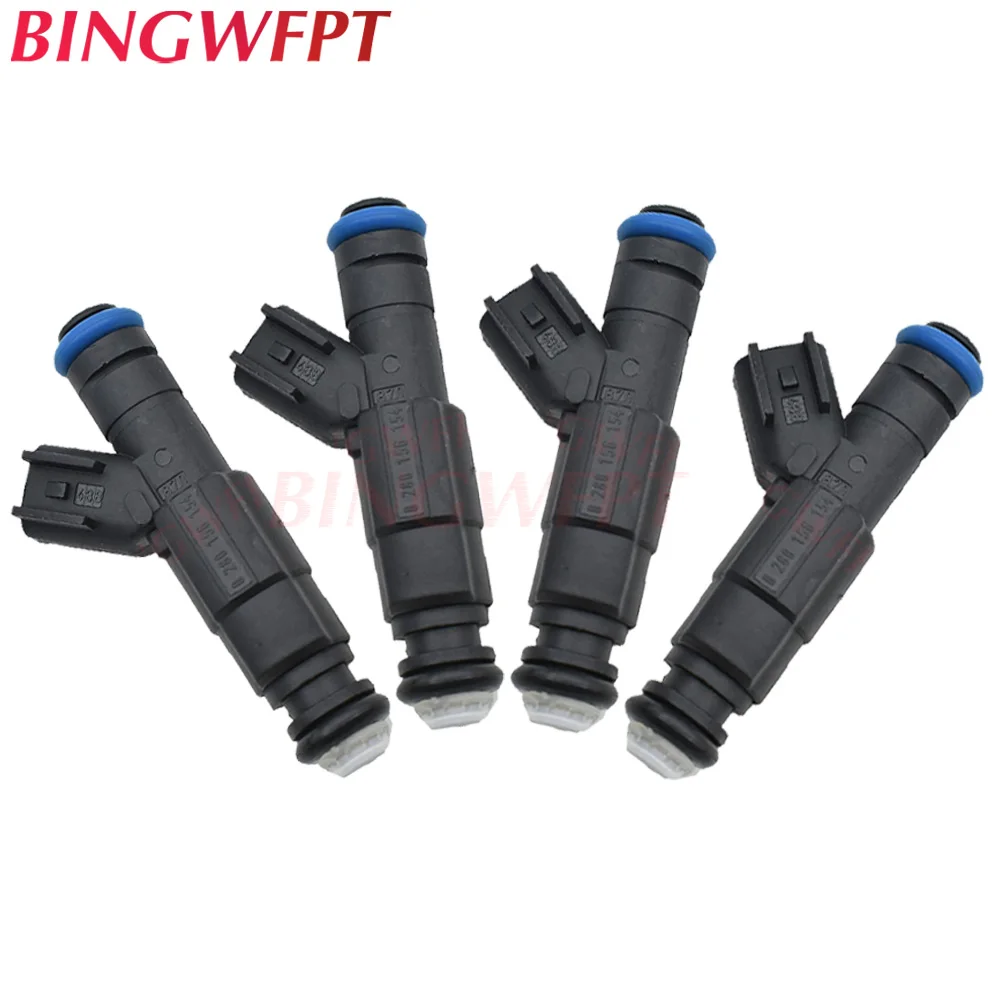 4x dysza wtryskiwacza paliwa dla ford Mondeo 3 BWY B4Y B5Y 2.0L 107KW 0280156154 1S7G9F593GA 2004-2011