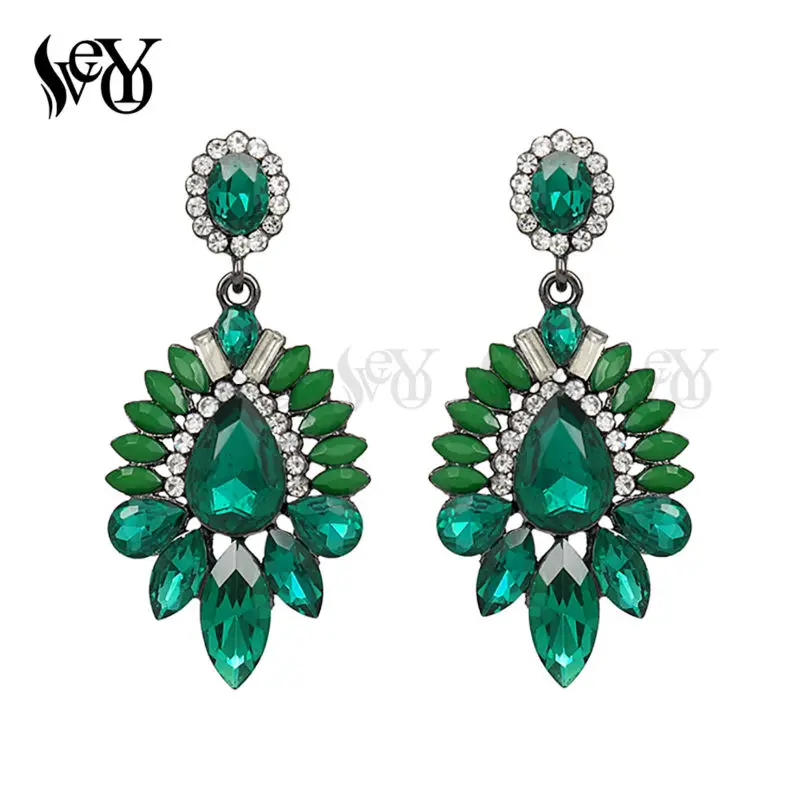 VEYO Acrylic Crystal Drop Earrings For Woman Fashion Jewelry High Quality Brincos Pendientes