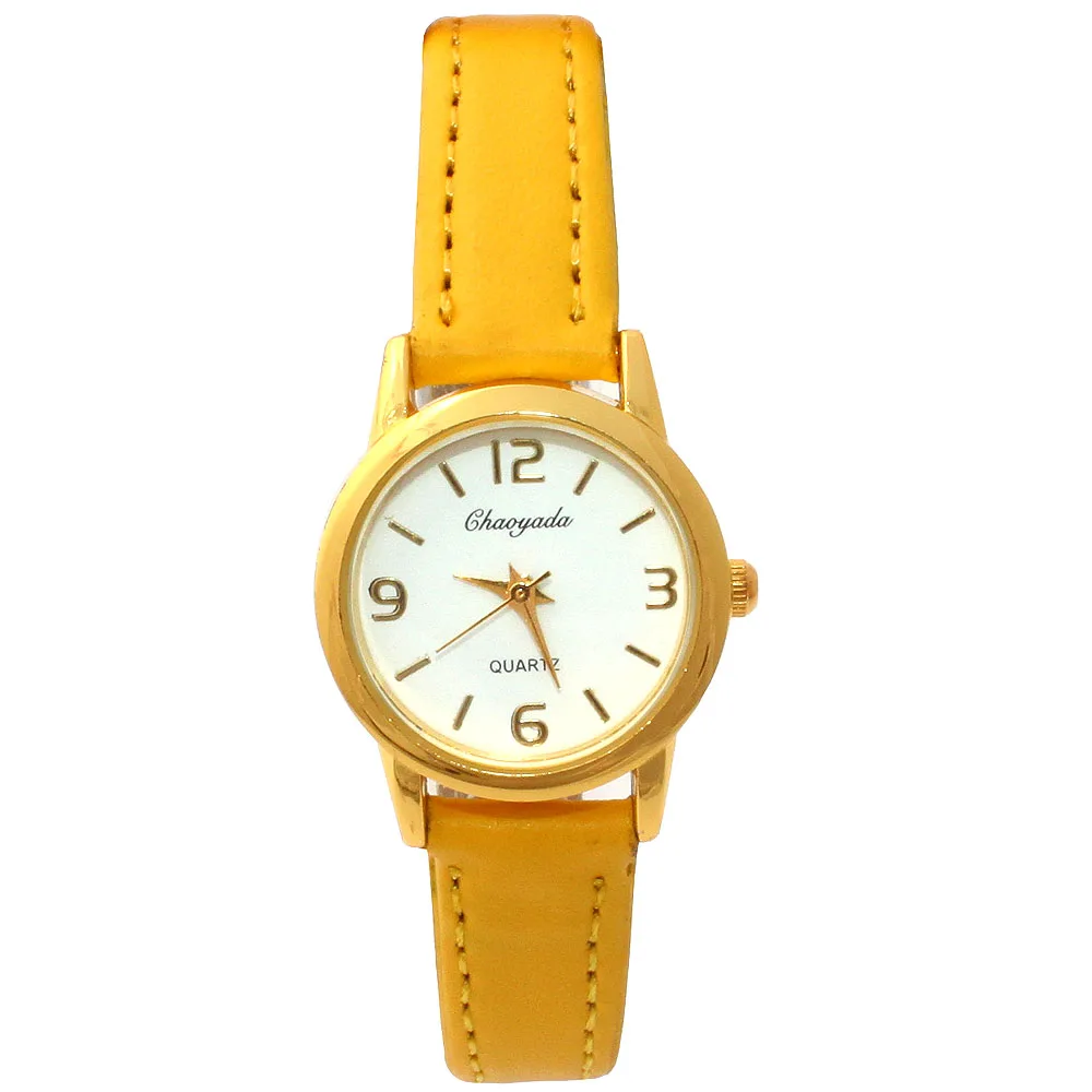 Montre en cuir à Quartz pour enfants, 10 couleurs, populaire, mignon, montre-bracelet, dessin animé, cadeaux pour enfants, U56