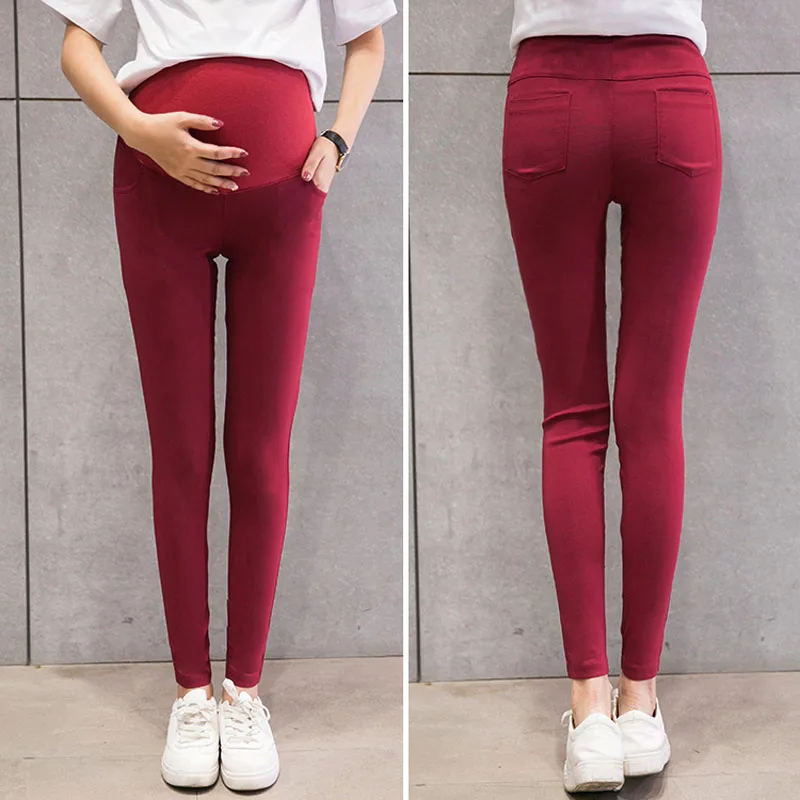 

Skinny Maternity Pants For Pregnant Women Clothes Stretch Pencil Pants Nursing Leggings Pregnancy Clothing Spring Wear 6 Colors