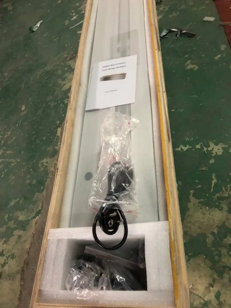 Lareira inno com gancho de 48 polegadas, com controle remoto, chama de bioetanol