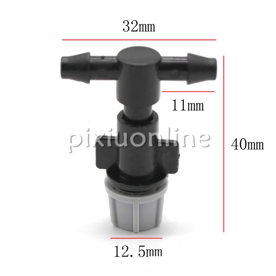 5pcs/pack J754 32*40*12.5mm 3-ways Atomizer Pulverization Nozzle Park and Greenhouse Use Free Russia Shipping