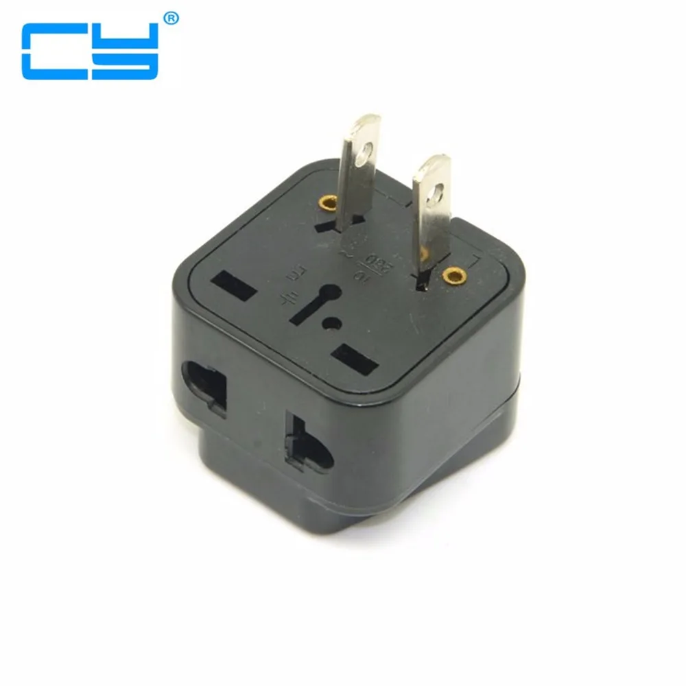 

2 pin AC China Japan American USA Power Plug Adapter Travel Converter Australia UK USA EU