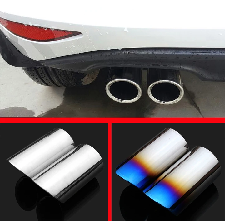 For Volkswagen Golf 7 MK7 1.4T 2014 2015 2016 2017 Stainless Steel Exhaust Muffler Tip