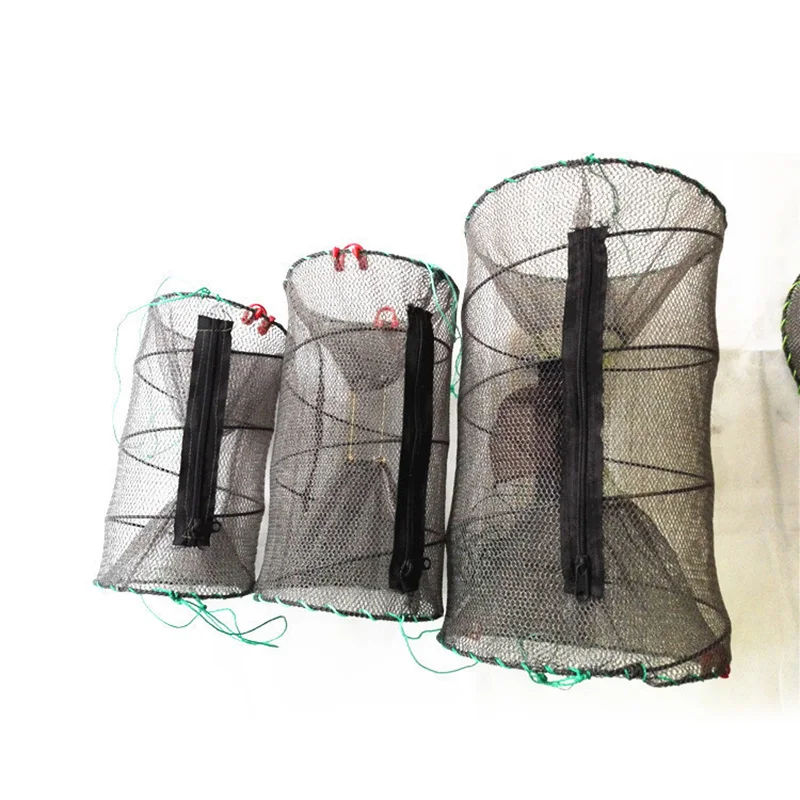 

Crayfish Crab Trap Net Shrimp Lobster Cage Collapsible Portable Fishing Accessories Lobster Catcher Pot Eel Prawn Live Bait