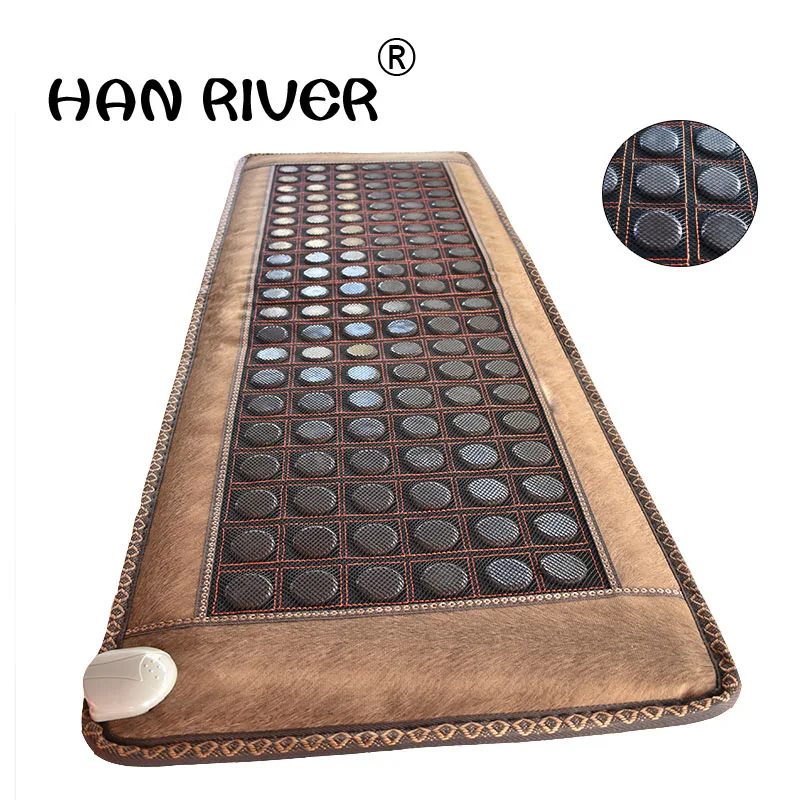 

New products South Korean tourmaline heating massage mattress home stone sofa massage 50 * 150 cm.