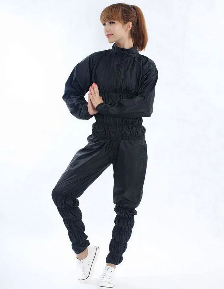 Aerobics Running  Weight Loss Pants Suit Set Fitness Gym Slimming Pants Shirt Women Sauna Suit Sauna Pants and Shirt