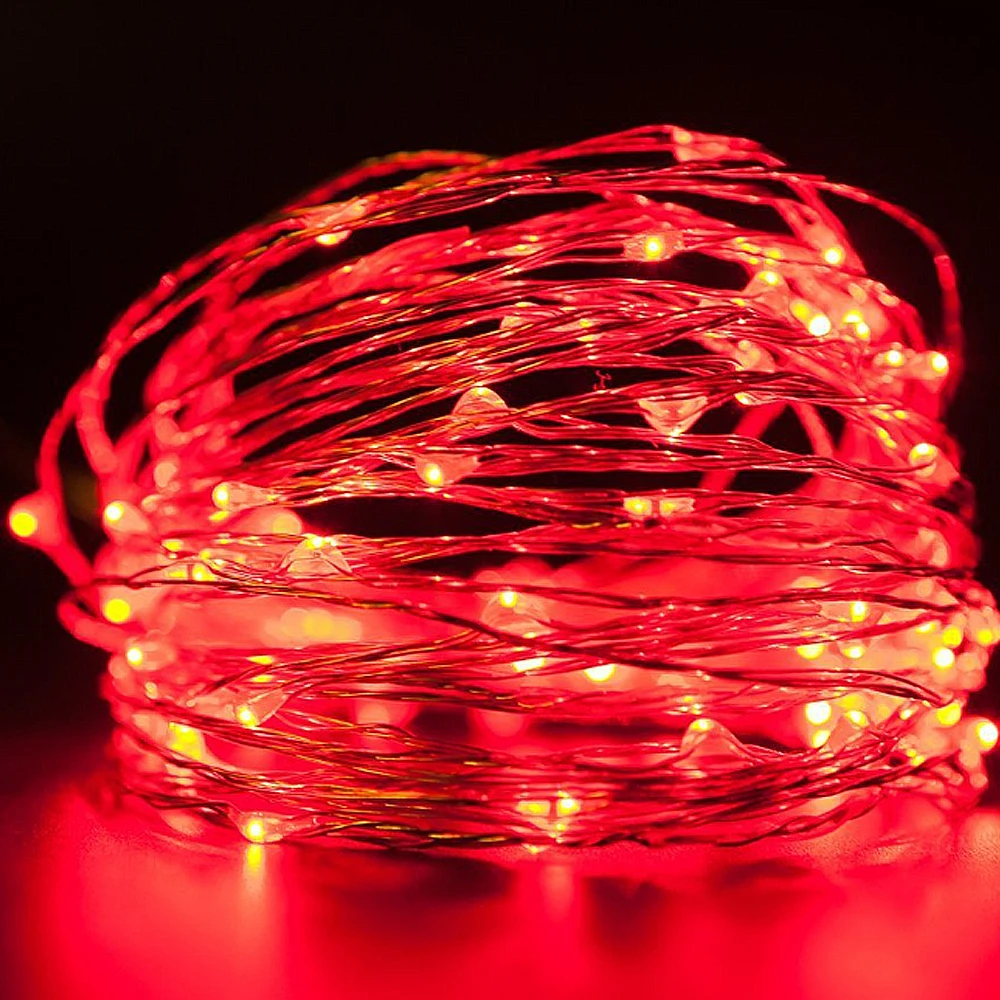 10M DC Power Copper Wire Waterproof LED String Lights for Holiday Party Wedding Christmas Decoration Lighting