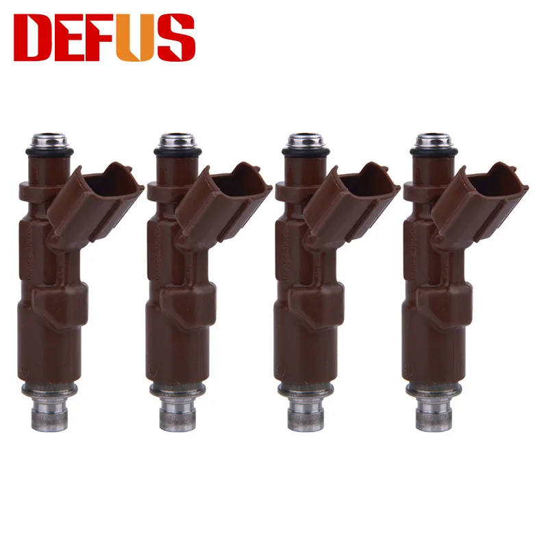 

DEFUS 4PCS NEW 23250-22060 Fuel Injectors for Toyota Celica/Matrix Pontiac Vibe 1.8L 00-06 Injection