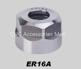 

2pcs ER16 high precision full bright clamp nut ER16A Spindle Nut for ER COLLET, CNC collet chuck Nuts