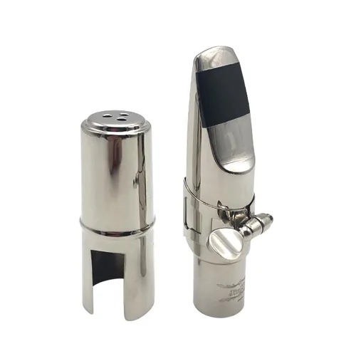 Imagen 2 del producto Boquilla profesional Aisiweier Tenor Soprano saxofón Alto boquilla de Metal laca dorada saxofón Aisiweier boquillas 56789