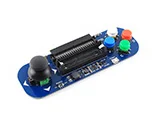 Gamepad module for micro:bit, Joystick and Buttons,plays music, powered from battery, also charges the battery