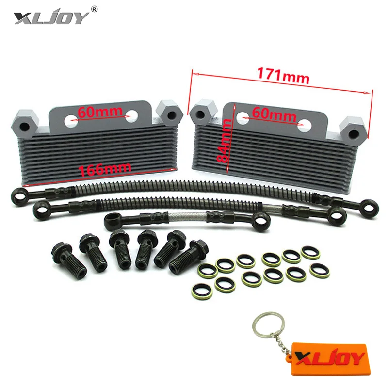 XLJOY Double Oil Cooler For Zongshen Daytona 190cc LXR DHZ Pit Dirt Bike