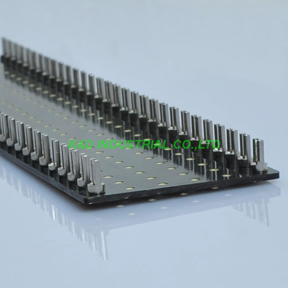 1pc Turret Tag Board Terminal Strip For Hifi Vintage Guitar Audio AMP DIY 60 Lug Black