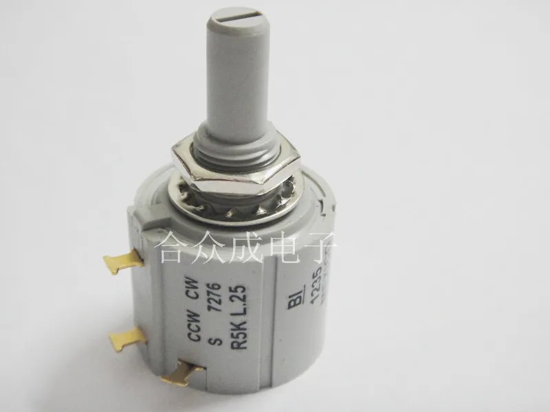 American IB imported multi-turn potentiometer plastic shaft handle 7276R100K spot precision potentiometer switch