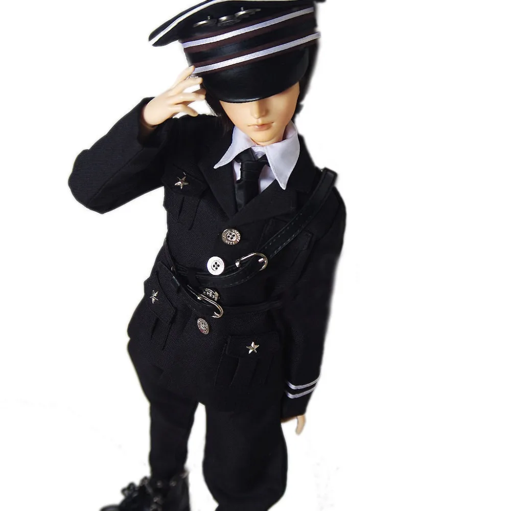 [wamami]501# Black Military Uniform/Suit/Outfit SD17 AOD DOD BJD Doll Dollfie