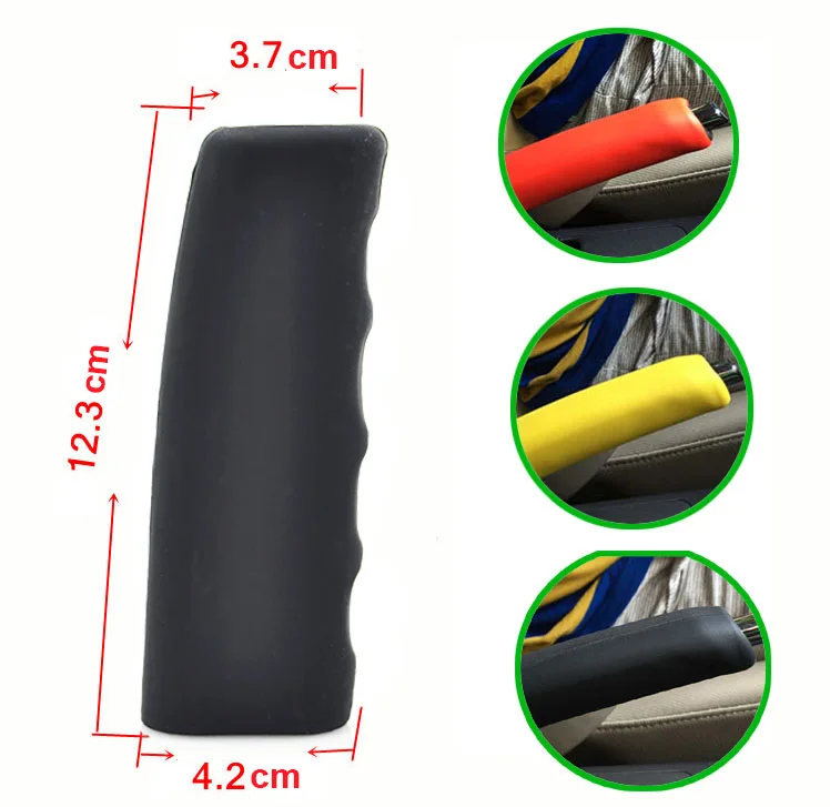 Car Handbrake Covers Auto Universal Silicone Hand Brake Cover Gel Anti Slip Parking Case Sleeve for VW Benz BMW Mazda Nissan Kia