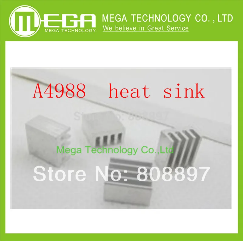 5pcs/lot heat sink for A4988 A4983 Stepper Driver