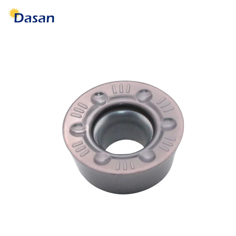 10PCS RDMW1204 Milling Inserts High Quality Solid Carbide Round Blades CNC Lathe Face Mill Cutter EMRW Tool for Hard Steel