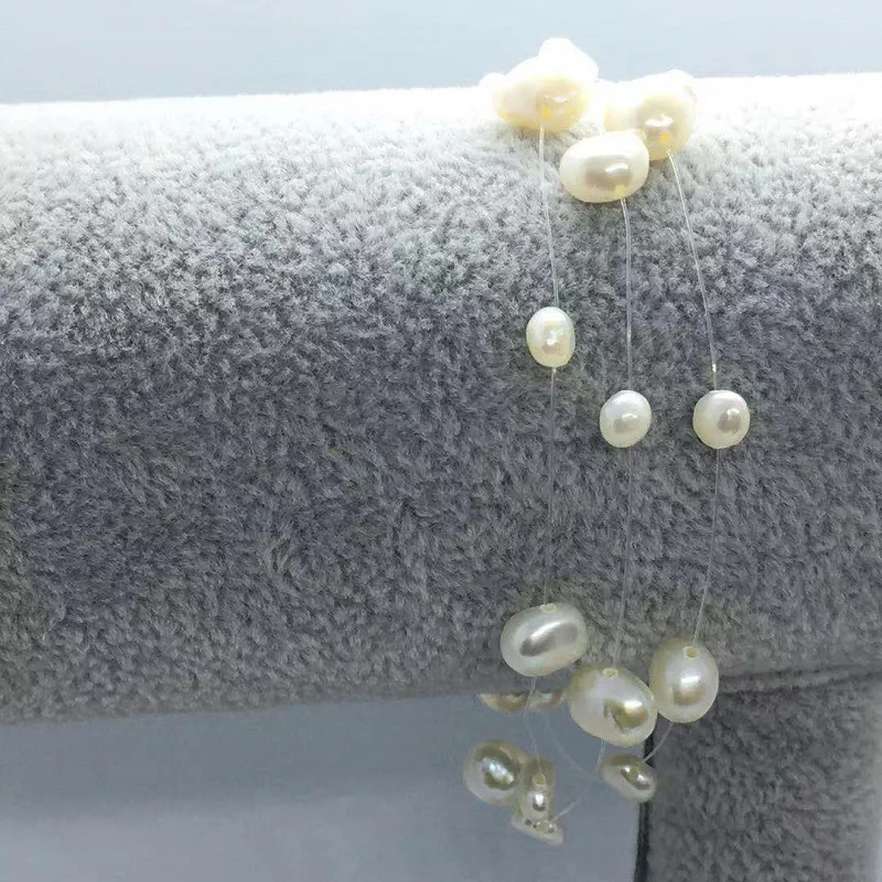 Genuine Freshwater Baroque Pearl Bracelet 925 Sterling Silver Charm Bracelets Gifts For Women Pretty Fashion Jewelry 2021Trend