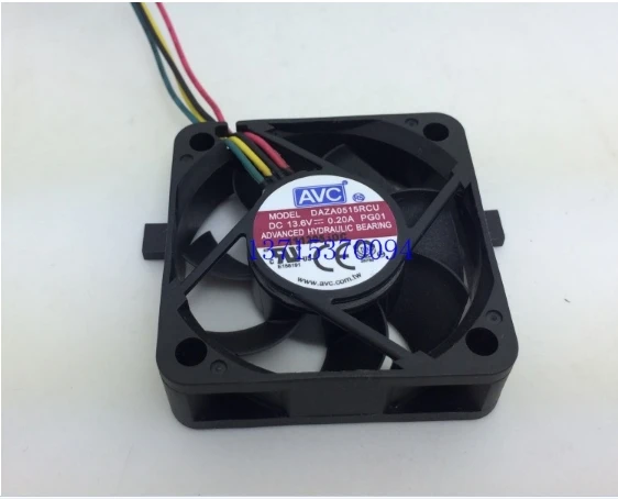 AVC waterproof fan 5CM 5015 refrigerator fan 13.5V DAZA0515RCU fan