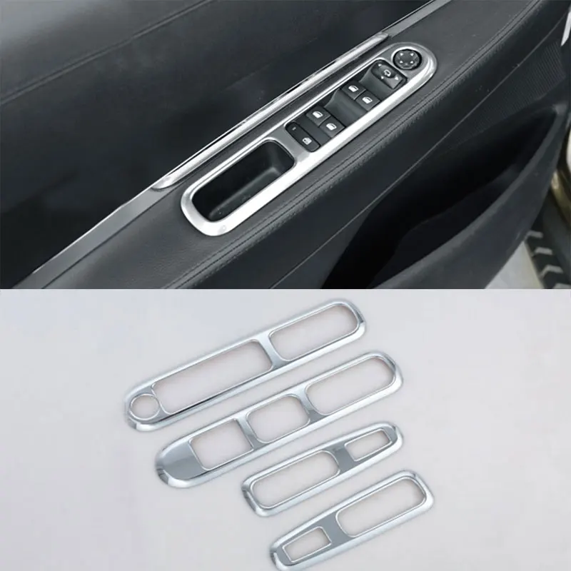 Jameo Auto Car Styling Accessories for Peugeot 3008 2009 - 2015 Car Door Window Lifter Protection Chrome Trim Strip Stickers