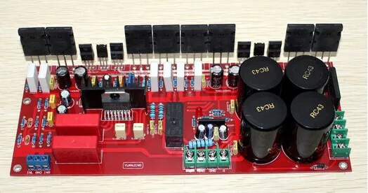 لوحة مكبر الصوت LM4702 1943 / 5200 (200W 200 W) ، دائرة حماية مكبر الصوت باستخدام UPC1237