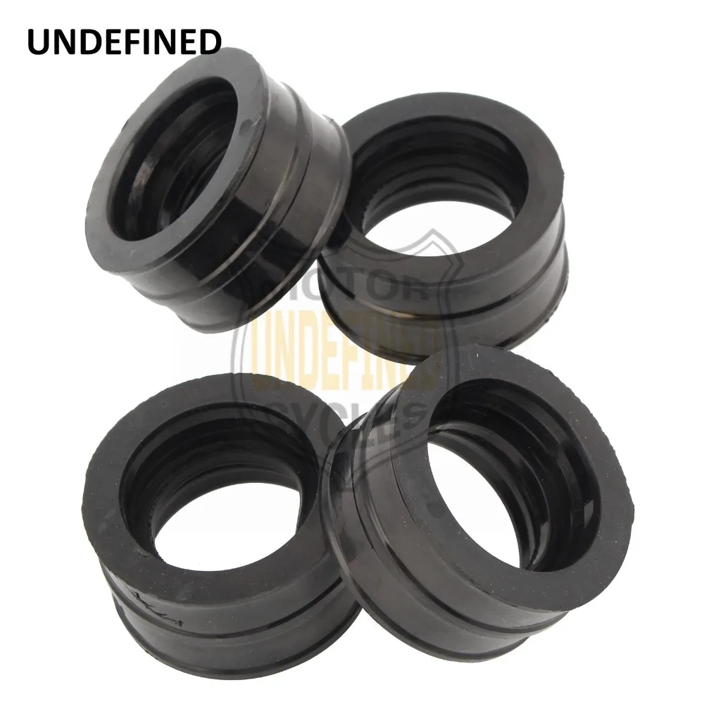 4 Pcs Carburetor Interface Intake Manifold Adapters Boot Set for Honda VF700C /S/F VF750C /S/F Magna Interceptor Sabre