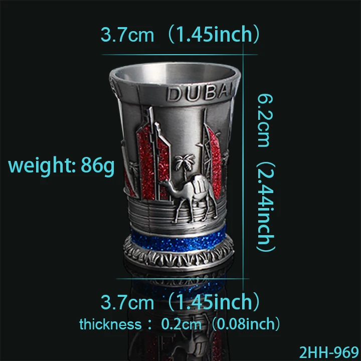 New Arrived Dubai Style The Cup Zinc Alloy Artware Fashionable Household Goods Nice Gifts