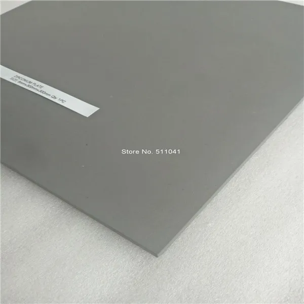 

702 Zirconium plate sheet 8.0 mm *300mm*300mm 1pc wholesale,free shipping