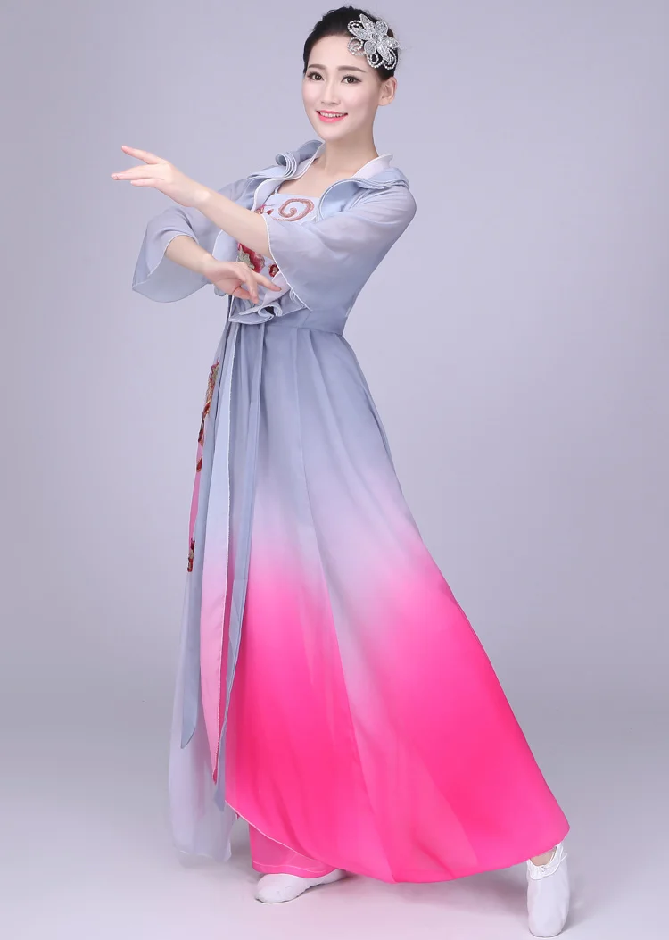 The new classical dance clothes female adult taoli Dianjiangchun costumes dance recital costume Chinese wind