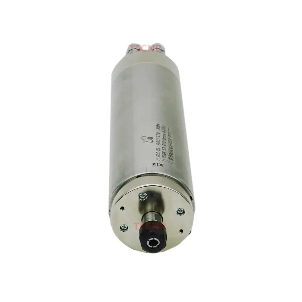 HQD 4 Bearing 800W 40000RPM 62MM Water Cooled Spindle Milling Motor 220V ER11 GDZ-26