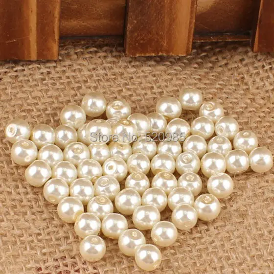 AAAAA Quality ! 3-30mm Ivory Imitation pearl Beads ,Acrylic Plastic Smooth Round Ball Spacer Beads For Jewelry Making APB01