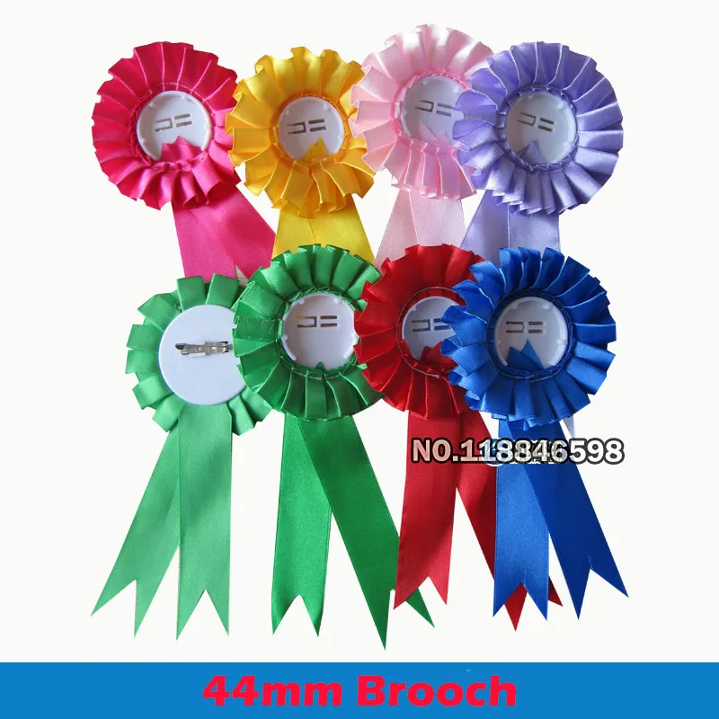 

100 Sets/Lot 44MM Customized Personality Badge Brooch Corsage Supplies Rose Card