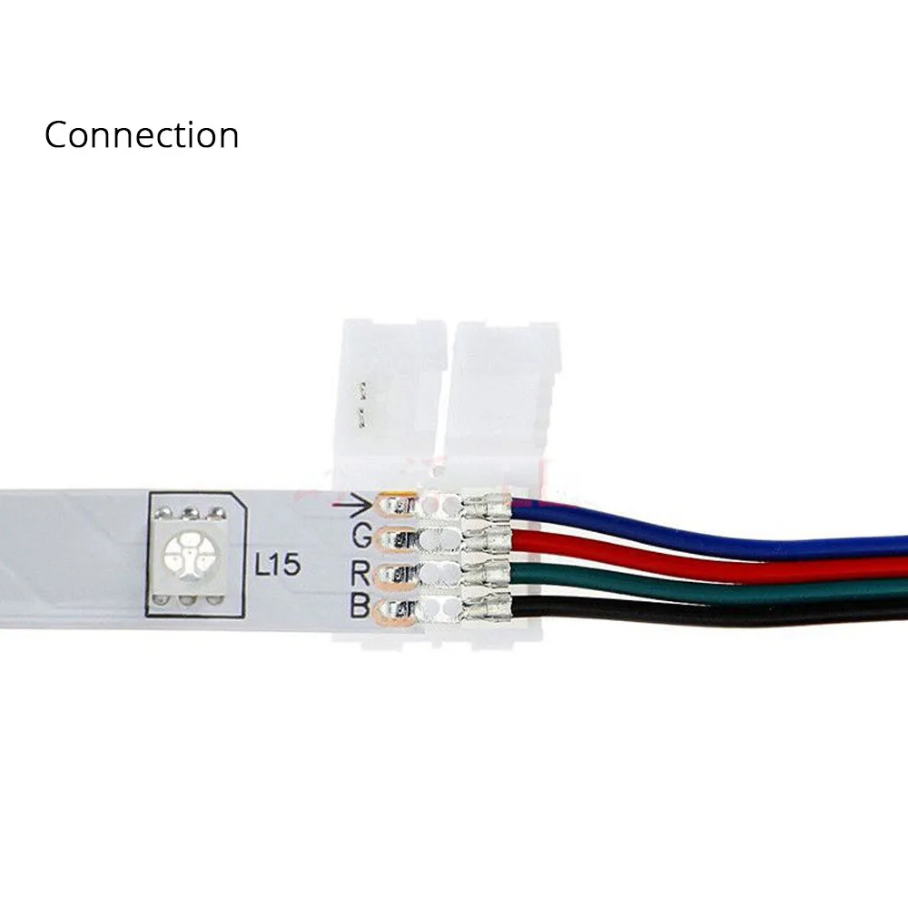 5 pcs darmowa lutowania LED złącze 2PIN 3PIN 4PIN 5PIN L/T/X kształt rogu złącze do 10mm taśmy LED RGB RGBW RGBWW