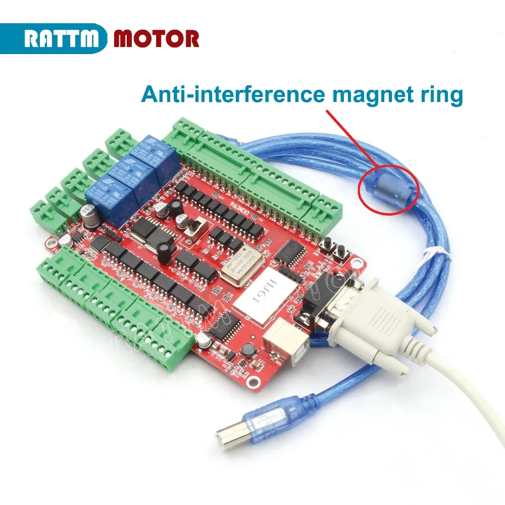 4 Axis USB CNC breakout board interface board controller USBCNC with Handle control USB port