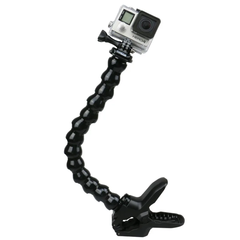 

32cm Selfie Stick Flexible Monopod Hose with Clamp Mount Holder for Gopro Hero 11 10 9 8 7 6 5 Xiaoyi SJcam Action Cameras