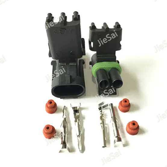 2 Pin GM 12015792 12010973 Female Male Injector Socket Waterproof Automobile Connector