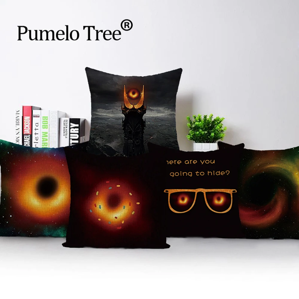 Fantasy Black Hole Cushion Cover Space  Star Universe  Home Decor Sofa Throw Pillow Case New  Science Decorative Pillows Cases