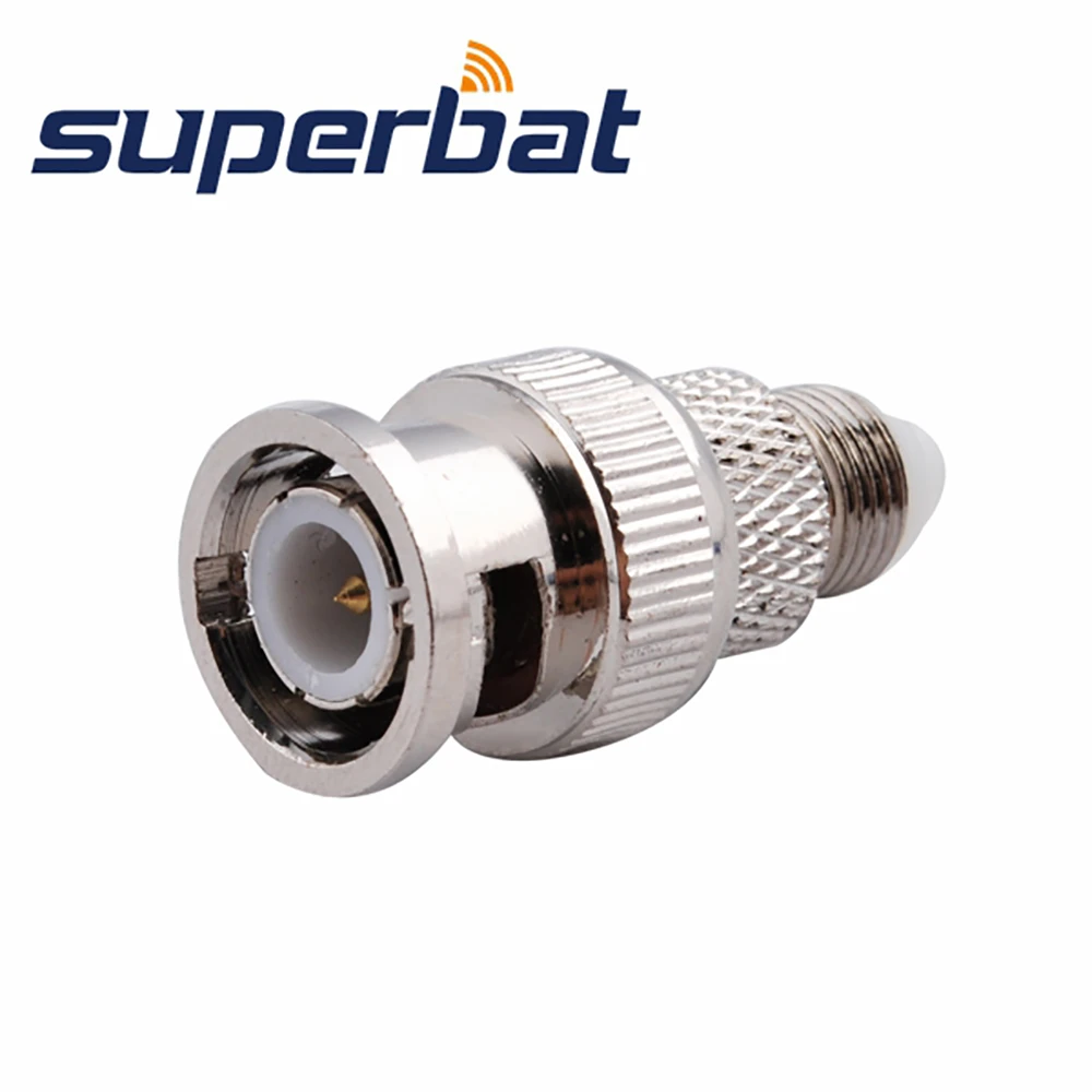 Superbat BNC-FME Adapter BNC Stecker auf FME BUCHSE Gerade RF Coaxial Anschlüsse