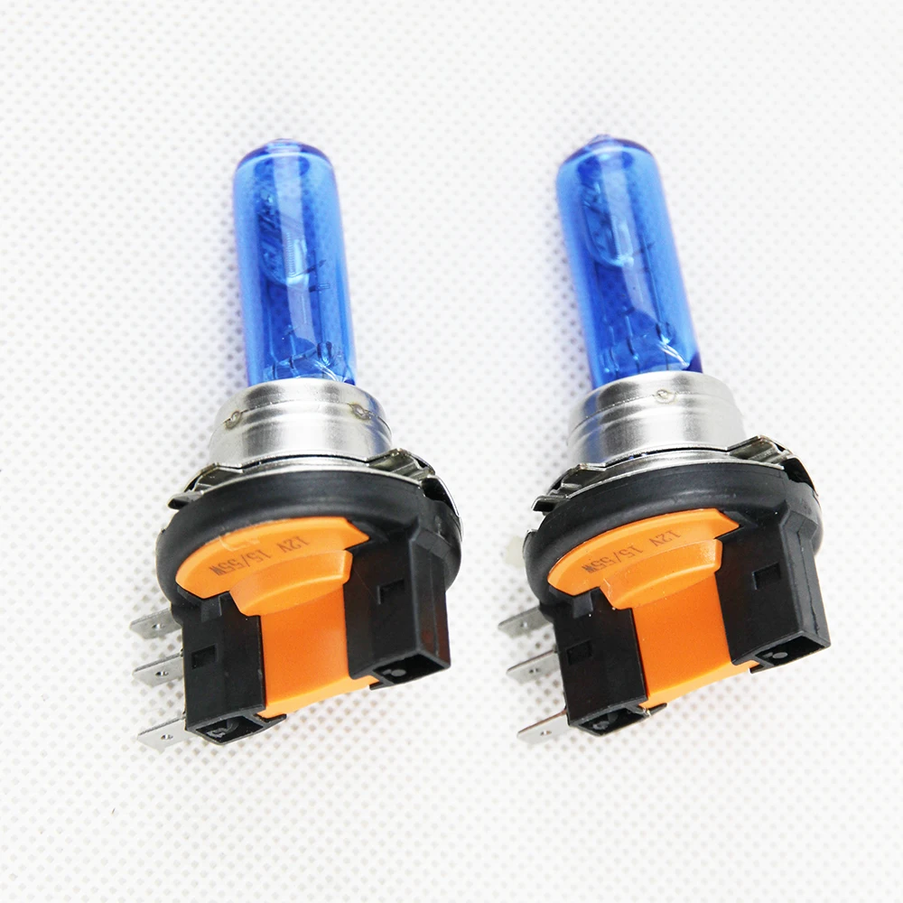 2x H15 6000K White Halogen Bulbs 12V 15/55w DRL for VW Amarok GOLF Mk 6 7 F22 12V Car Lighte Sourcing