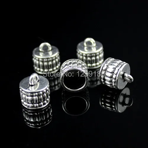 Onebeading Fit 8mm Cord Crimp End Caps Buckle Tips For Necklace Bracelet Ropes Cords DIY Accessories Approx 11x12mm 20pcs K00518