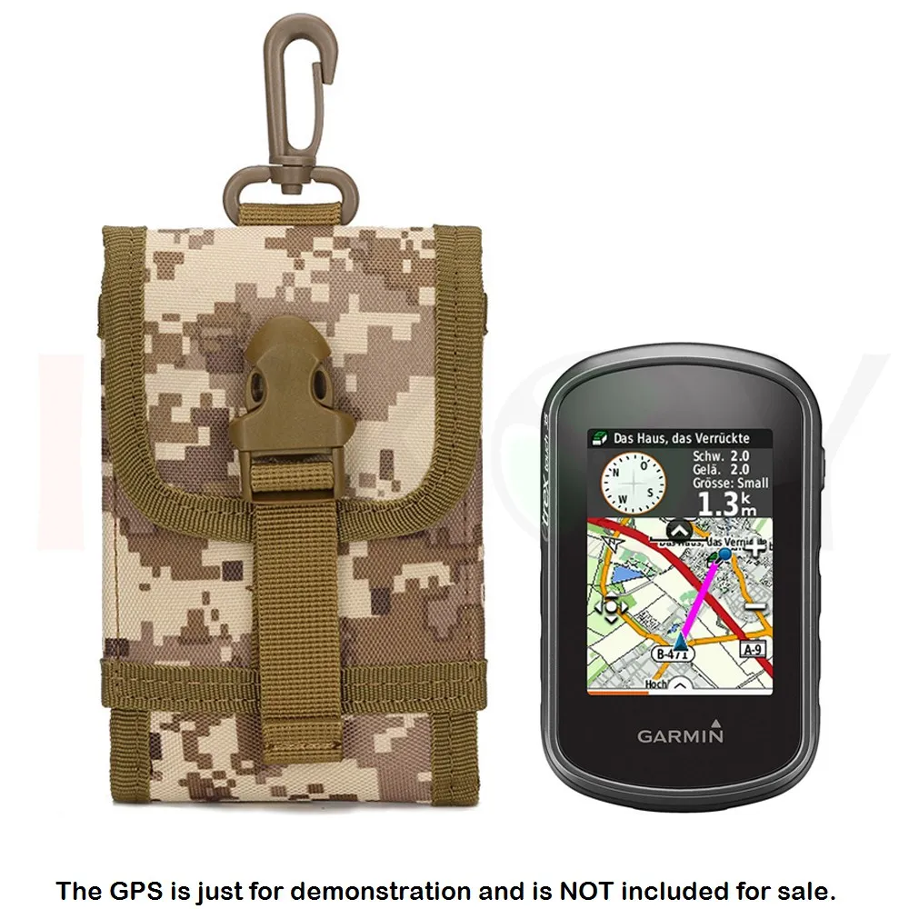 Muti-Funtion Military Tactical Pouch Hanging Bag Protable Protect Case Nylon for Hiking GPS Garmin eTrex Touch 25 35 35T