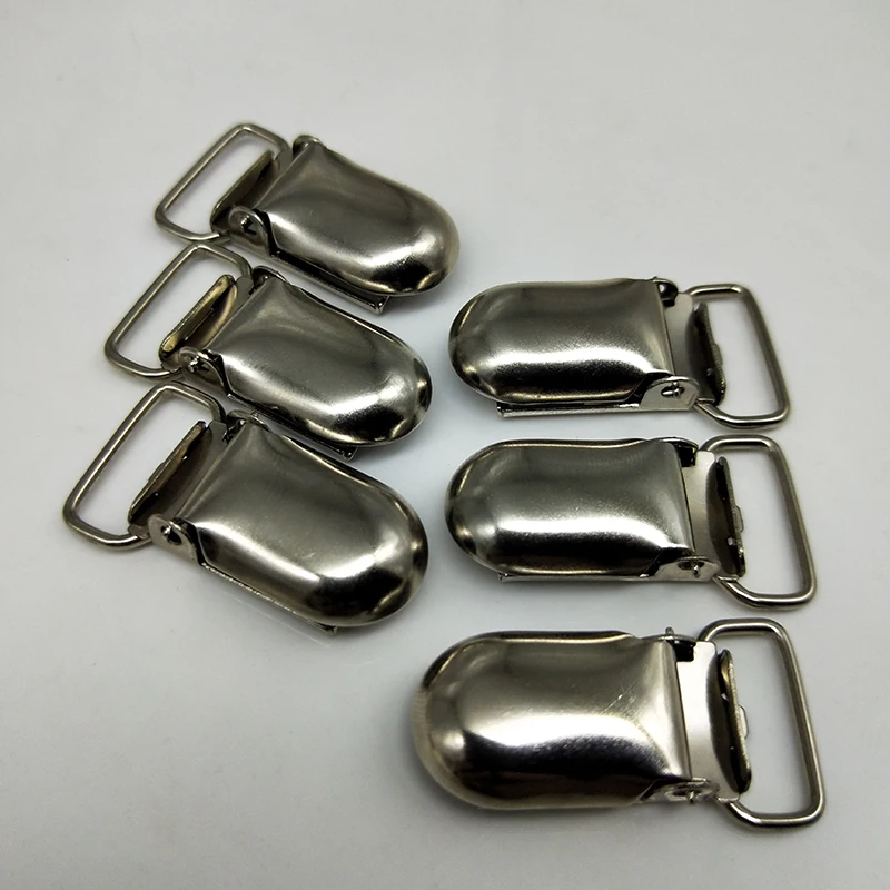 Lead Free Metal Pacifier Paci Suspensorio Suspender Clips Holders Clip Holder Cloth Accessories 15MM 10PCS/LOT